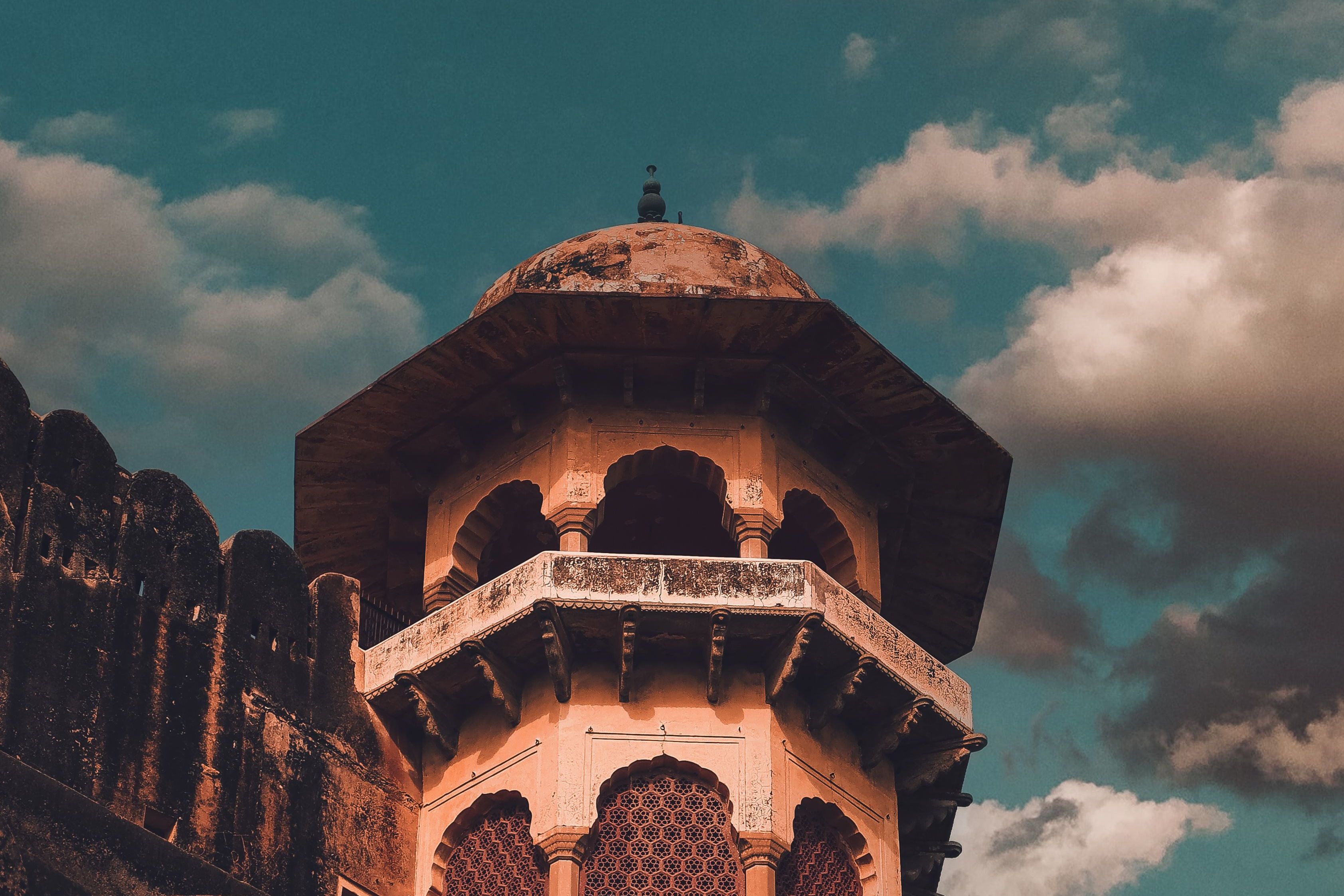 a captivating view of jaigarh forts architectural elegance