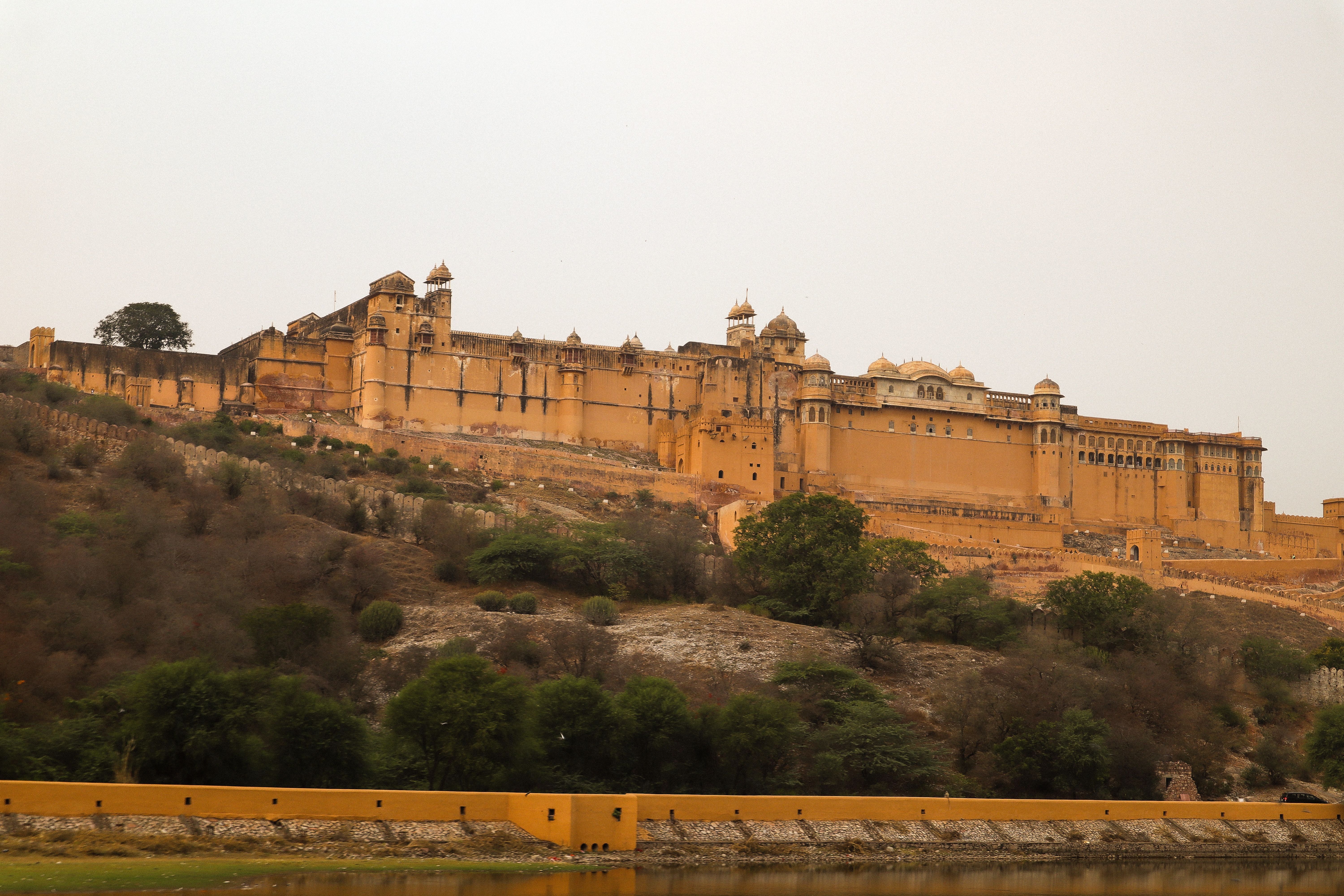 view of amber fort in jaipur rajasthan