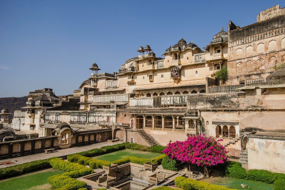 view of bundi palace in bundi rajasthan