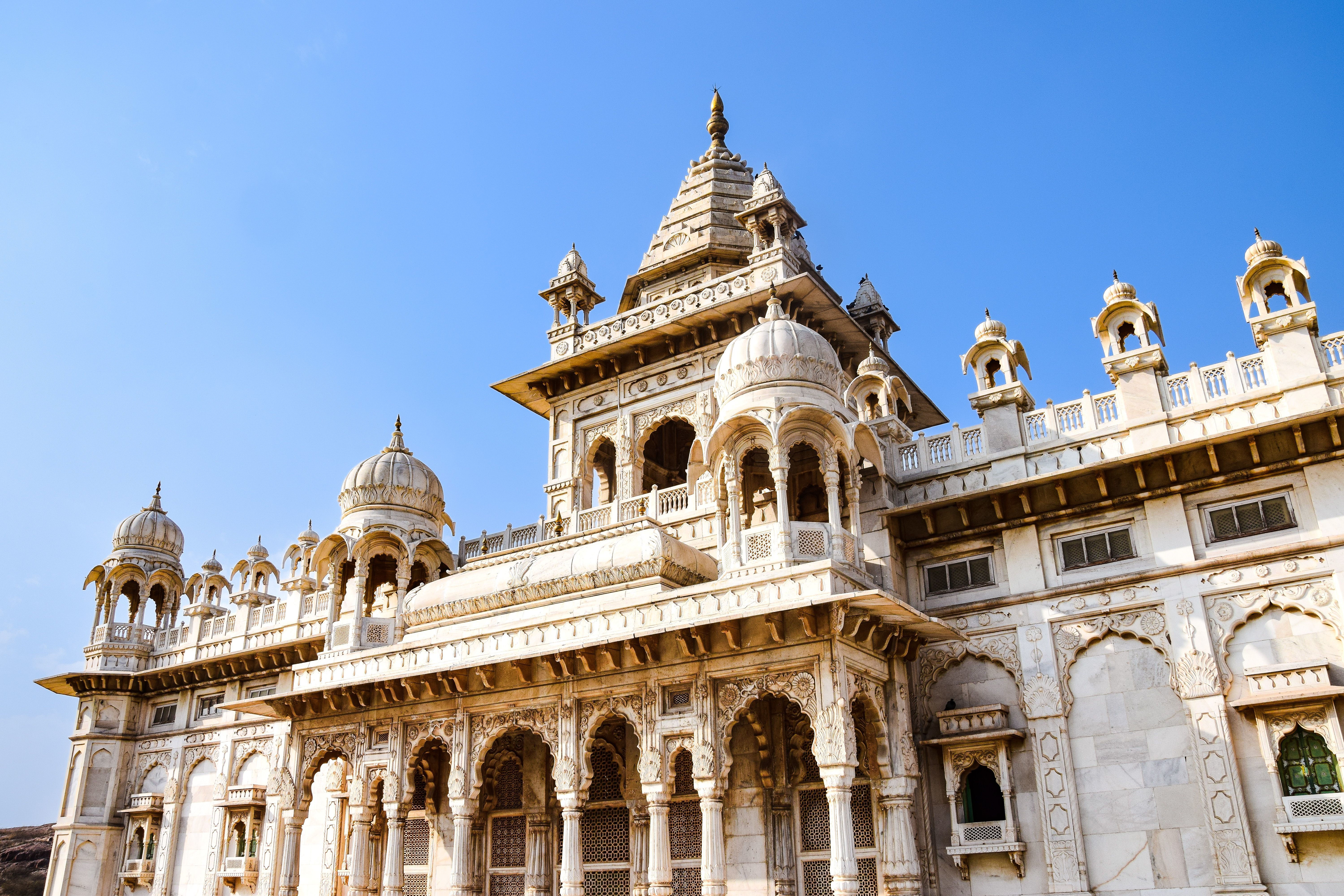 facade of jaswant thada museum in jodhpur