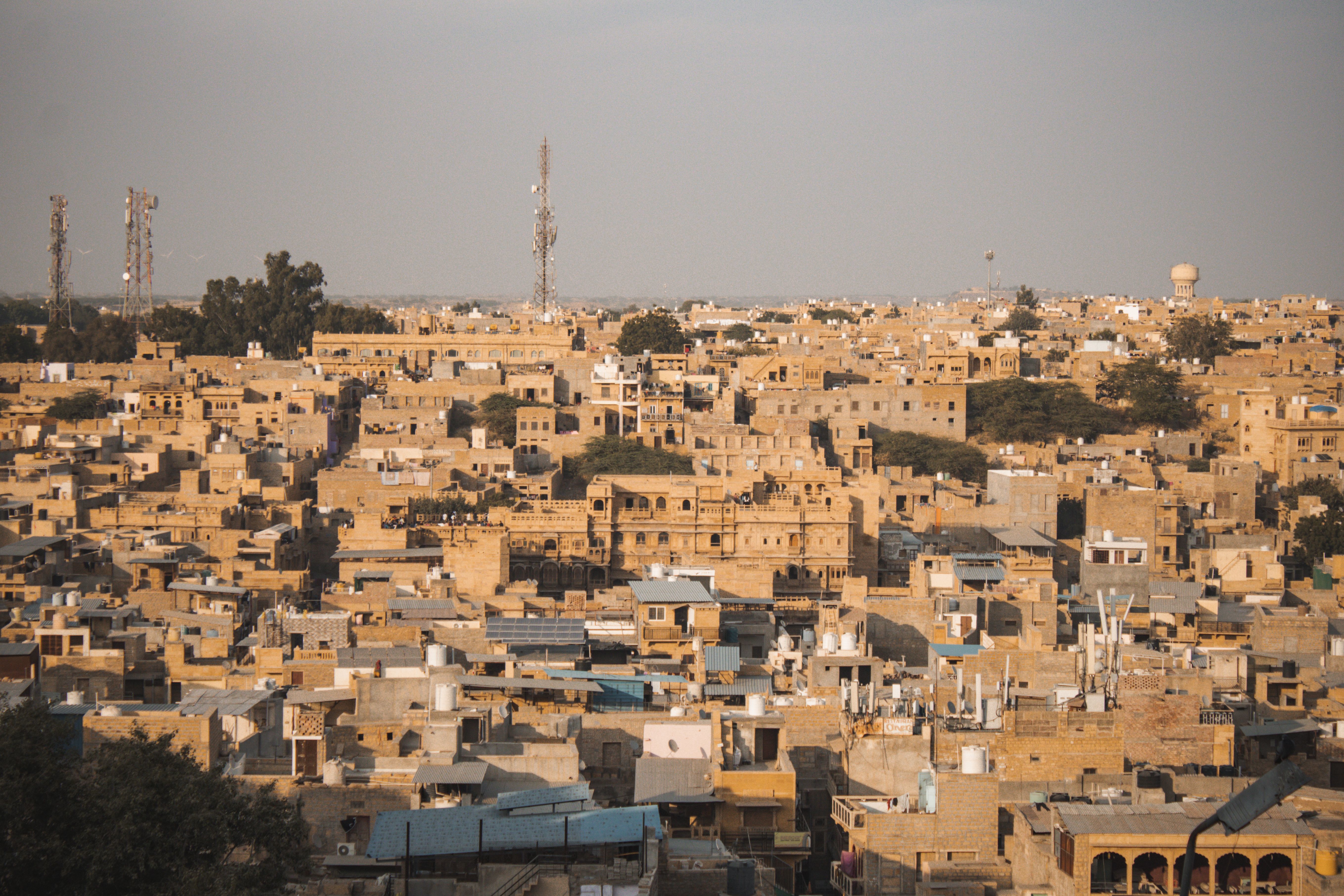 golden cityscape of jaisalmer