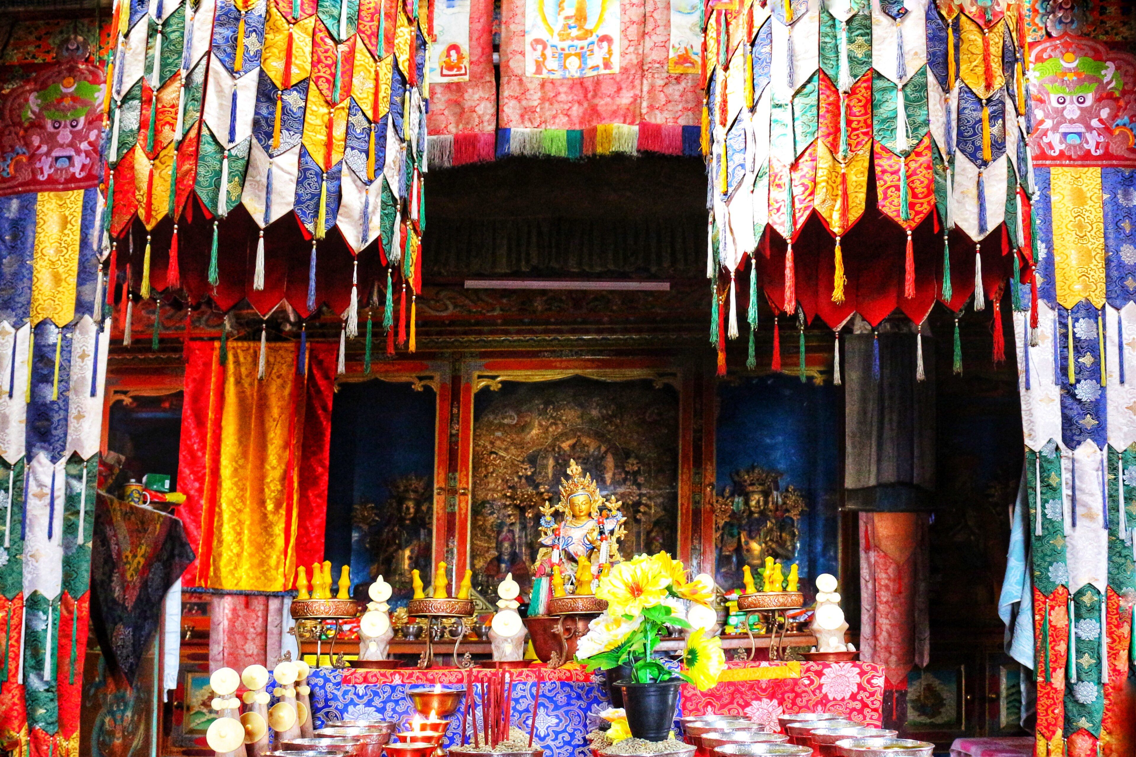 inside view of kibber monastery