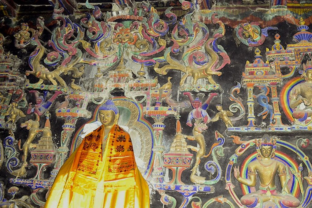 inside lhalung monastery in spiti valley
