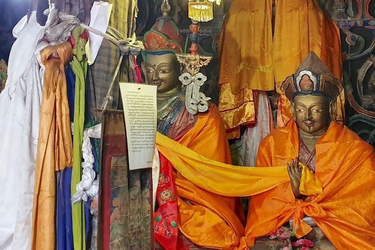 inside lhalung monastery in spiti valley