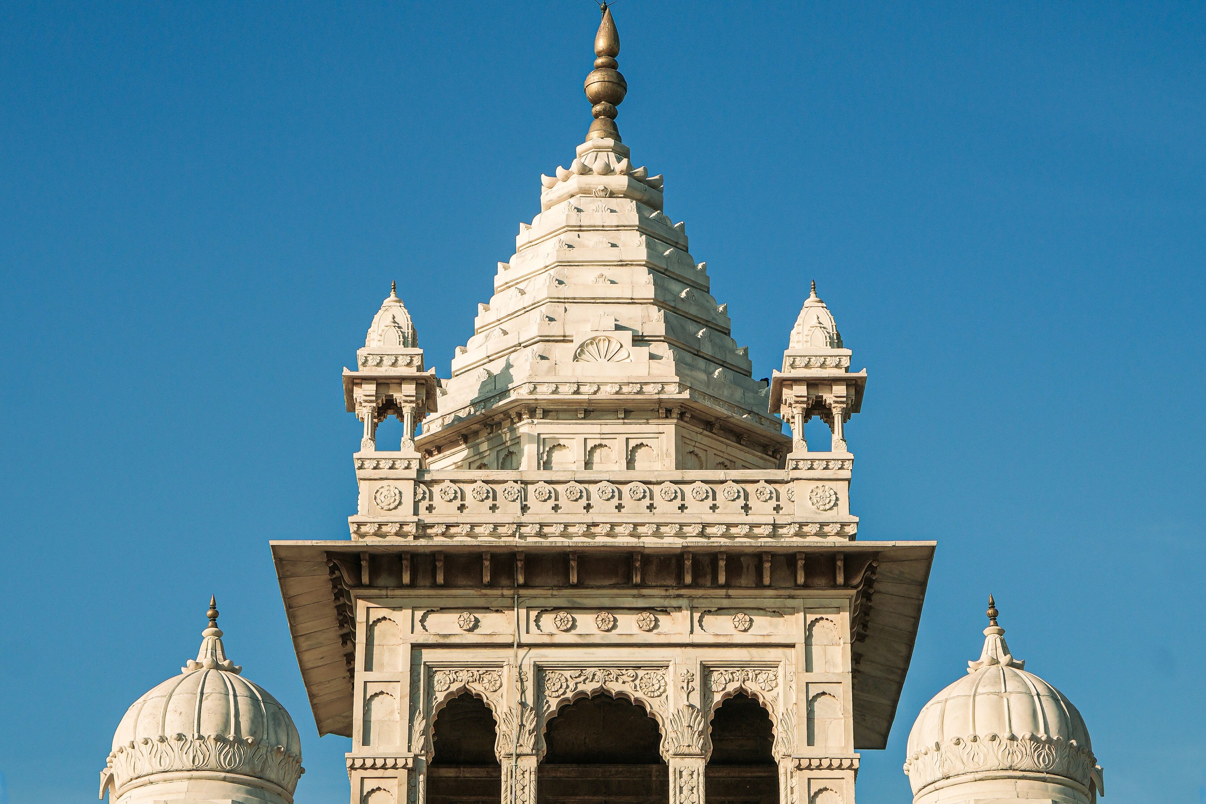 majestic jaswant thada museum in jodhpur during daytime