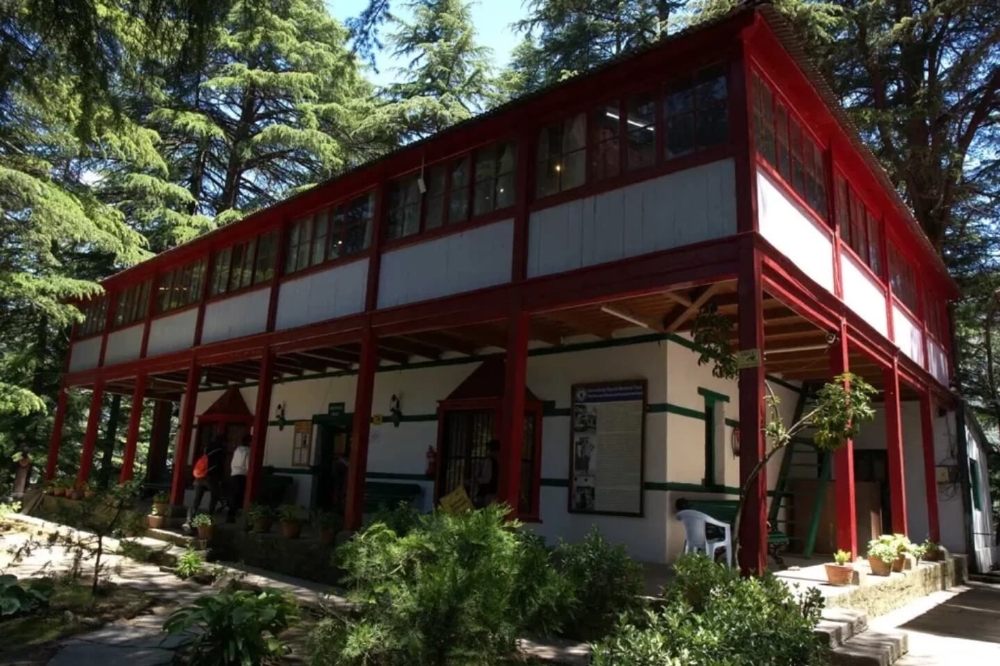 view of nicholas roerich art gallery and museum in manali