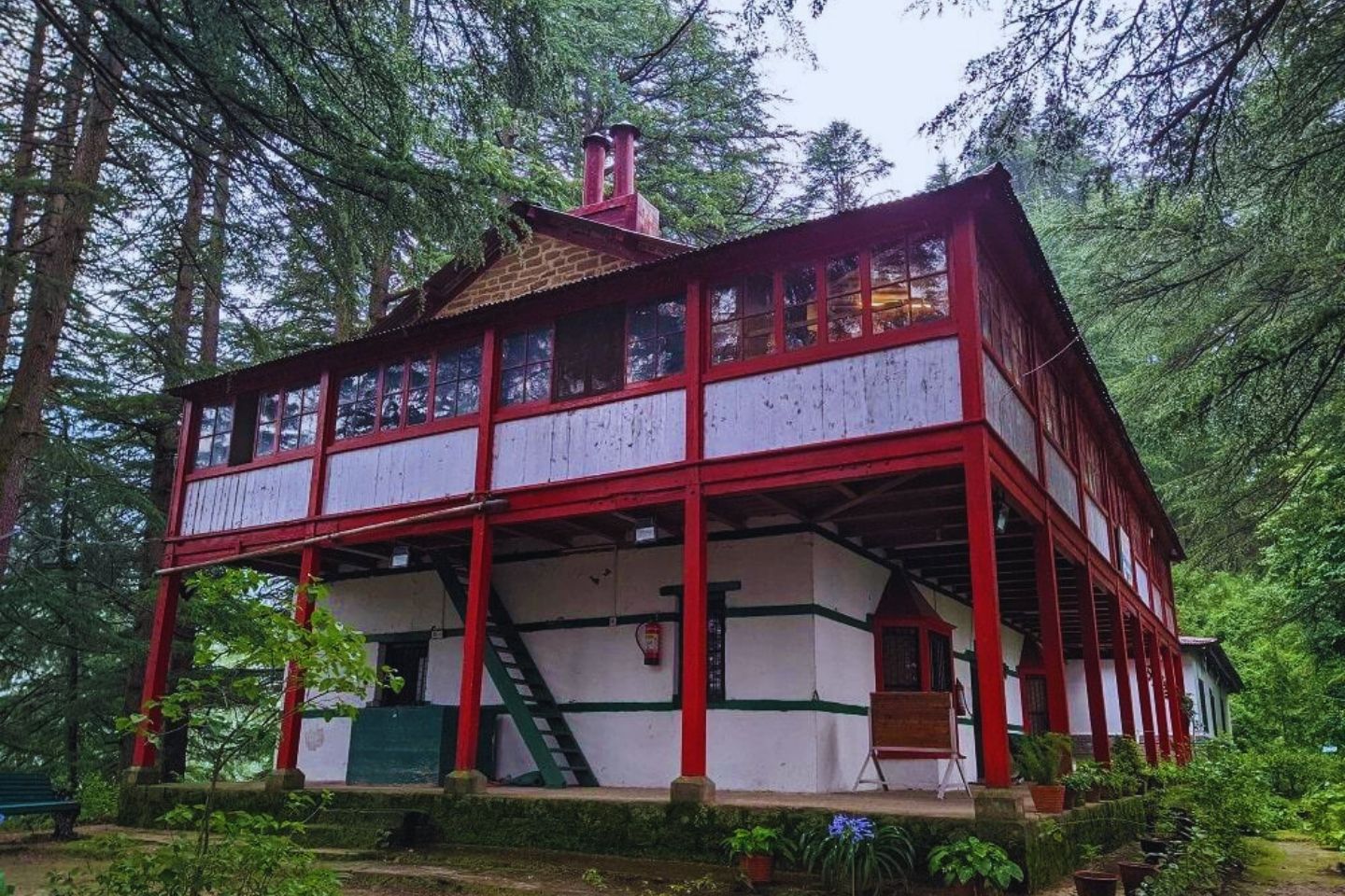 view of nicholas roerich art gallery and museum in manali
