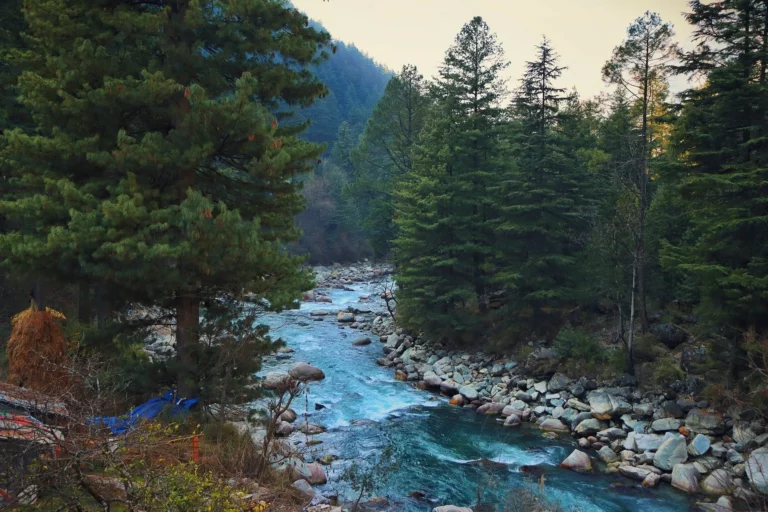 parvati river in kasol