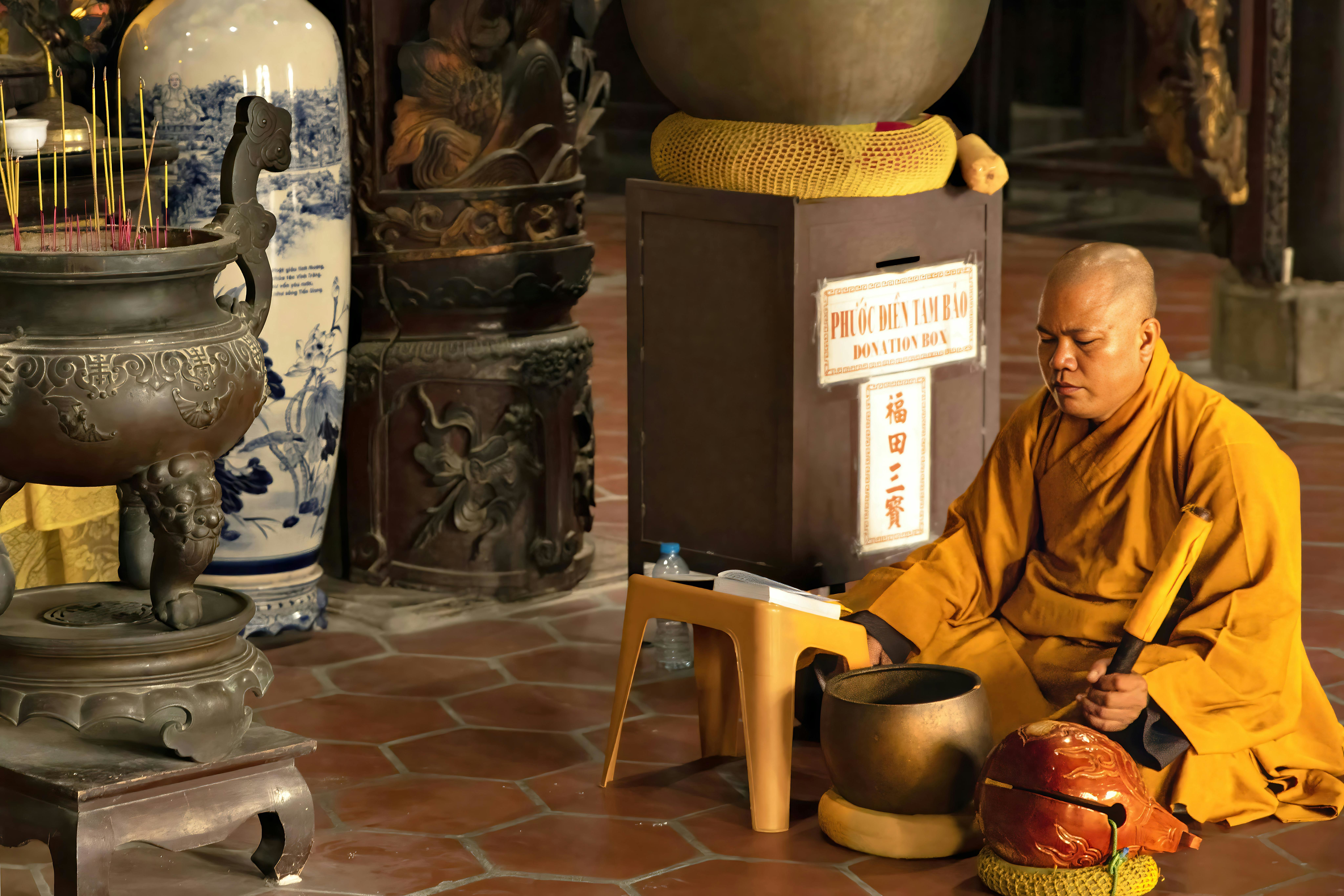 photo of a monk