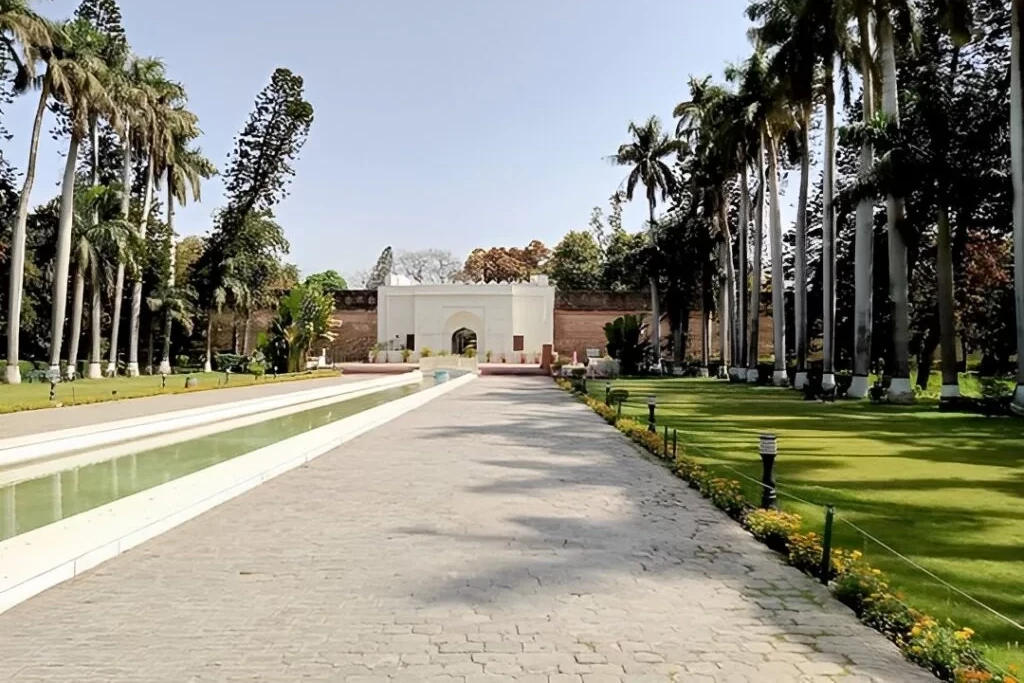 view of pinjore garden in chandiagrh