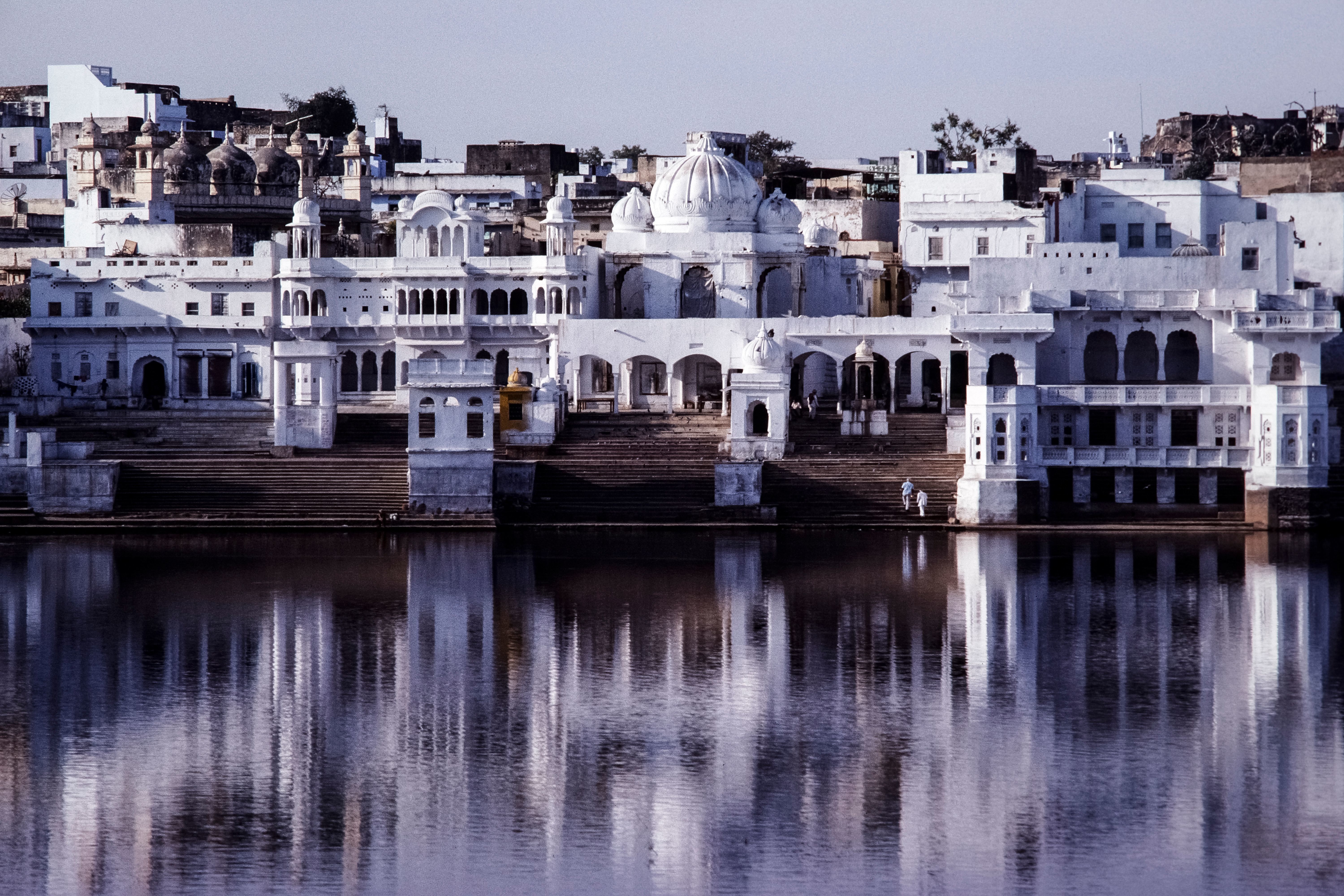 scenic view of pushkar lake