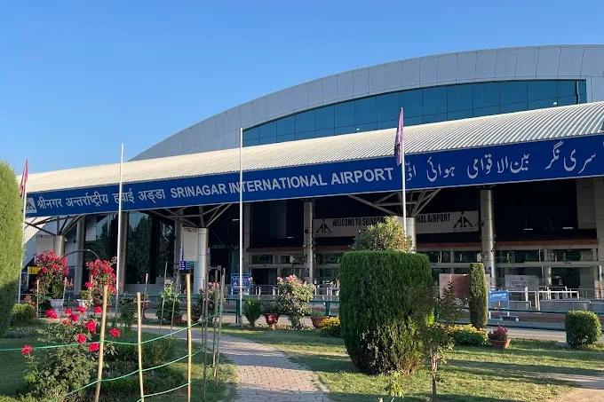 outside view of srinagar international airport during daytime