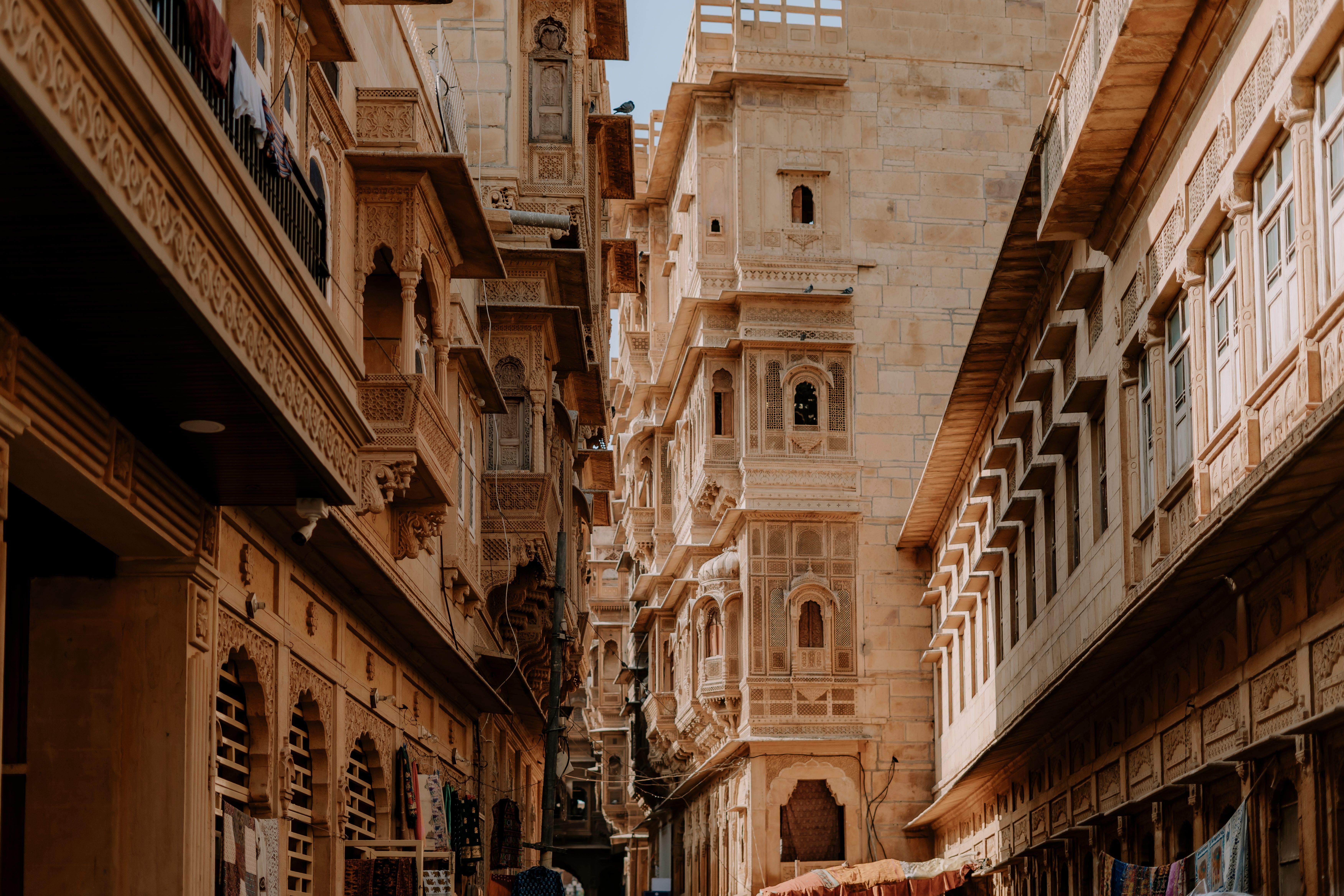 traditional rajasthani architecture in jaisalmer