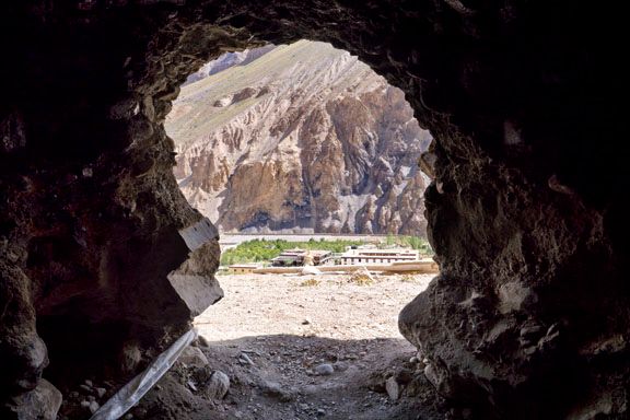 tabo meditation cave near tabo monastery