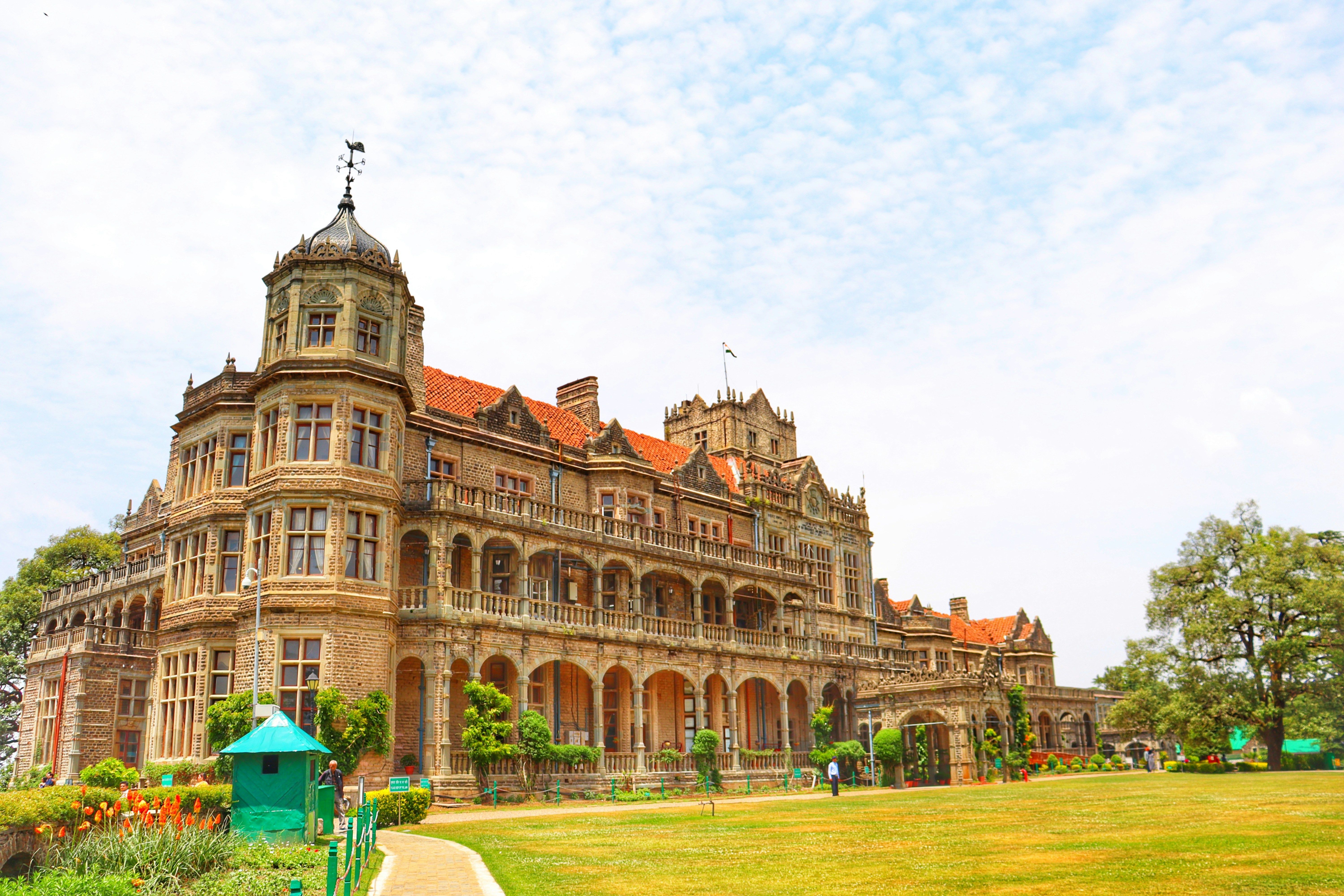 viceregal lodge building with a lawn in front of it