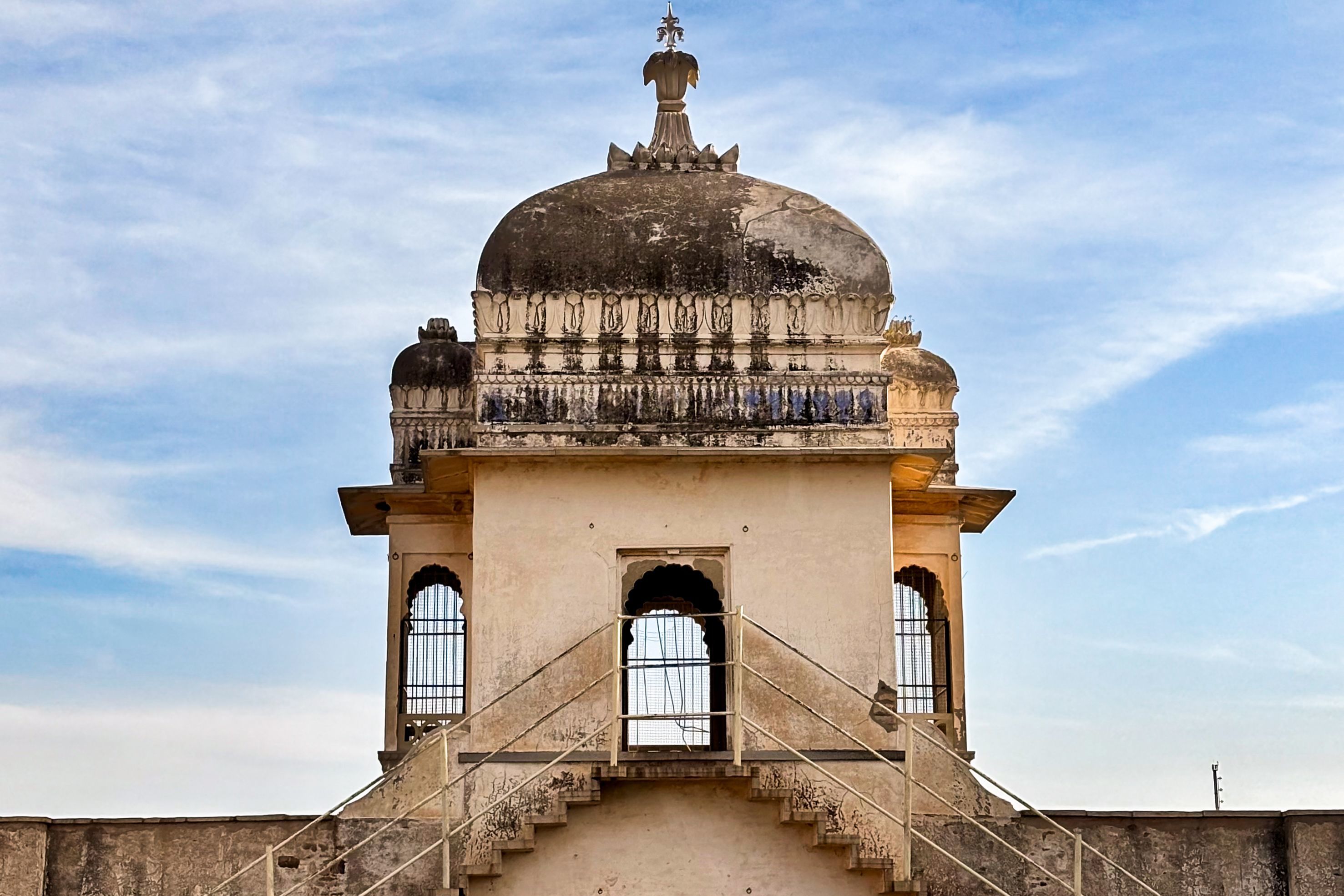 a watch tower at chittorgarh fort